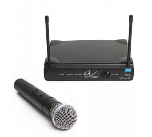 ALPHA AUDIO Mic one WL микрофонная радиосистема одноканальная, 4 пресетные частоты