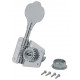 FIRE&STONE Machineheads E-Bass Schaller BM-style колки для бас-гитары открытые, хром, 2+2