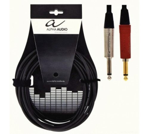 ALPHA AUDIO Peak Line кабель инструментальный monojack/monojack silent, Neutrik, 6 м