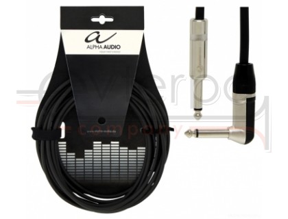 ALPHA AUDIO Pro Line кабель инструментальный моноджек 6,3 мм Х угловой моноджек 6,3 мм, 9 м
