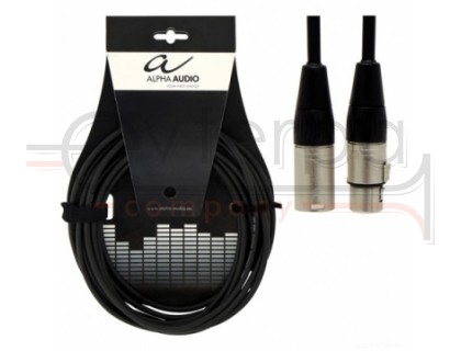 ALPHA AUDIO Pro Line кабель микрофонный XLR (f) - XLR(m) Ningbo Neutric Electronics, длина 9 м.