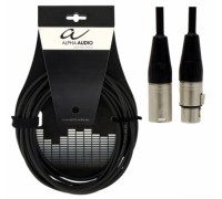 ALPHA AUDIO Pro Line кабель микрофонный XLR (папа) Х XLR (мама), 6 м