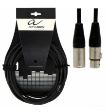 ALPHA AUDIO Pro Line кабель микрофонный XLR (папа) Х XLR (мама), 6 м