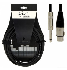 ALPHA AUDIO Pro Line кабель микрофонный XLR(f)xTS, 3 м
