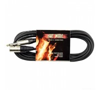 HOT WIRE Premium Line кабель микрофонный XLR (папа) - моноджек 6,3 мм, 10 м)