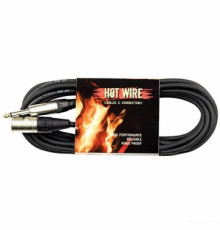 HOT WIRE Premium Line кабель микрофонный XLR (папа) - моноджек 6,3 мм, 10 м)