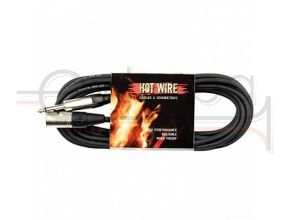 HOT WIRE Premium Line кабель микрофонный XLR (папа) - моноджек 6,3 мм, 10 м)