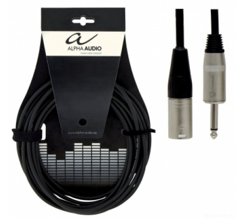 ALPHA AUDIO Pro Line кабель спикерный  XLR(m) - Jack 6,3 (моно). Длина: 5 м.