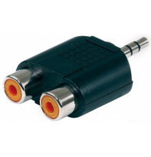 ALPHA AUDIO RCA(тюльпан) стерео джек 2х (3.5 мм) переходник