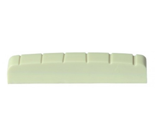 FIRE&STONE Plastic Nut Acoustic порожек для аустической гитары, пластик, с пропилами 44Х8,1Х6 мм