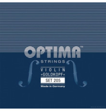 OPTIMA Cтруны для скрипки Goldkopf, комплект (плоская полированная обмотка)