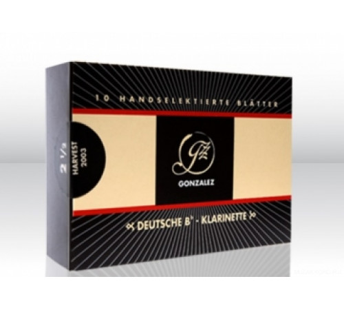 GONZALEZ 4 Bb German Cut трости для кларнета(10шт)