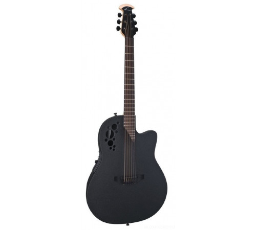 OVATION 1778TX-5 Elite TX Mid Cutaway Black Textured электроакустическая гитара (Корея)