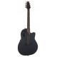 OVATION 1778TX-5 Elite TX Mid Cutaway Black Textured электроакустическая гитара (Корея)