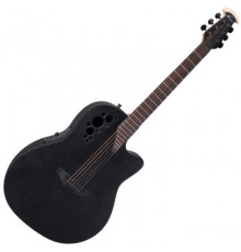 OVATION 2078TX-5 Elite TX Deep Contour Black Textured гитара электроакустическая с вырезом (Корея)