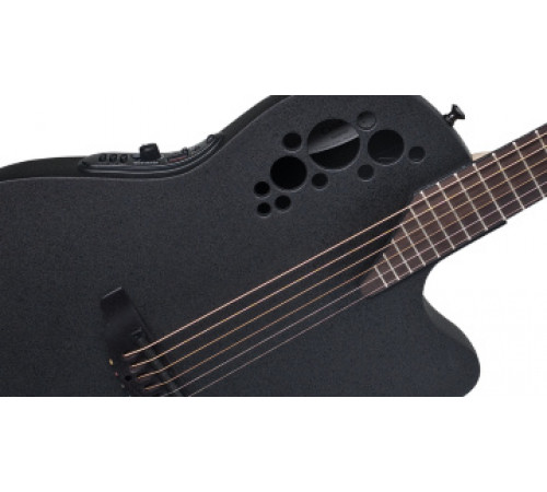OVATION 2078TX-5 Elite TX Deep Contour Black Textured гитара электроакустическая с вырезом (Корея)