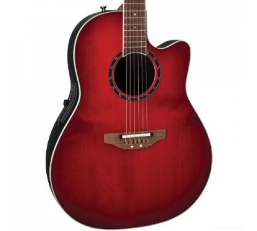 OVATION 2771AX-CCB Standard Balladeer Deep Contour Cutaway Cherry Cherry Burst  гитара (Корея)