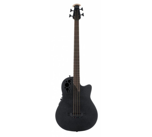 OVATION B778TX-5 Bass Elite T Mid Cutaway Black Textured электроакустическая бас-гитара (Корея)