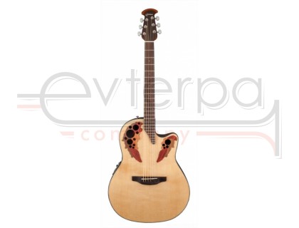 OVATION CE44-4 Celebrity Elite Mid Cutaway Natural электроакустическая гитара (Китай)