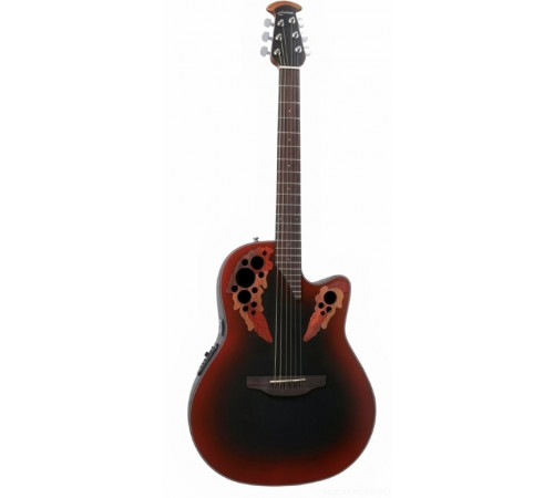 OVATION CE44-RRB Celebrity Elite Mid Cutaway Reversed Redburst электроакустическая гитара (Китай)