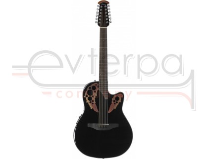 OVATION CE4412-5 Celebrity Elite Mid Cutaway Black  электроакустическая гитара (Китай)