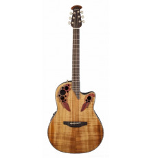 OVATION CE44P-FKOA Celebrity Elite Plus Mid Cutaway Natural Figured Koa гитара (Китай)