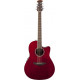OVATION CS24-RR Celebrity Standard Mid Cutaway Ruby Red электроакустическая гитара (Китай)