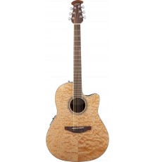 OVATION CS24P-4Q Celebrity Standard Plus Mid Cutaway Natural Quilt Maple гитара  (Китай)