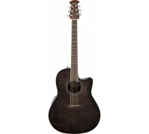 OVATION CS24P-TBBY Celebrity Standard Plus Mid Cutaway Trans Black Flame Maple гитара (Китай)