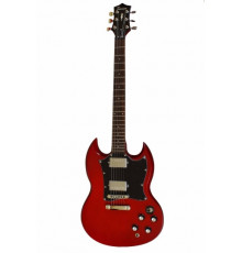 TENSON Nashville SD Set Neck Transparent Red электрогитара
