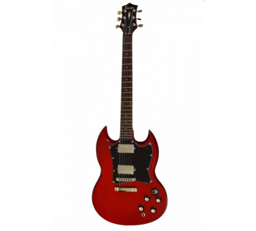 TENSON Nashville SD Set Neck Transparent Red электрогитара