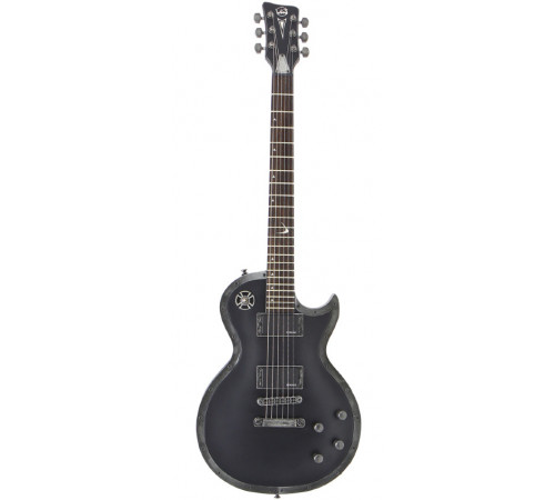VGS Pro HF-1 Eruption Satin Black электрогитара, модель Германа Франка, Accept