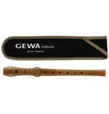 GEWA Natura C блок-флейта, клен, немецкая система, с чехлом, салфеткой и таблицей аппликатур