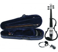 GEWA E-Violine line White электроскрипка, чехол, смычок, канифоль, наушники , мостик