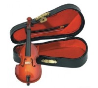 GEWA Miniature Instrument Bass сувенир контрабас, дерево, 11 см, с футляром и смычком