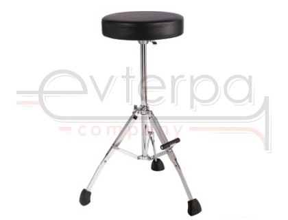 GIBRALTAR GGS10S Compact Performance Drumthrone стул для барабанщика с подножкой, высота 53 см