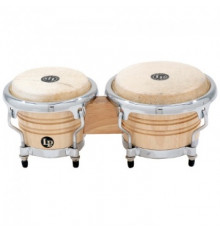 LP LPM199-AW Music Collection Natural Wood Bongos Mini Tunable комплект мини-бонго 4.5