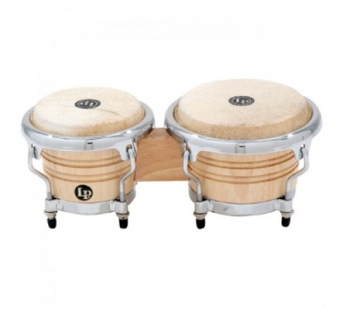 LP LPM199-AW Music Collection Natural Wood Bongos Mini Tunable комплект мини-бонго 4.5