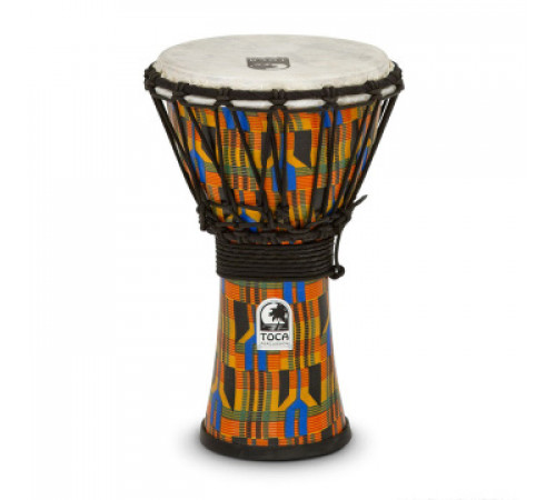 TOCA SFDJ-7K Djembe Freestyle Rope Tuned Kente Cloth джембе 7