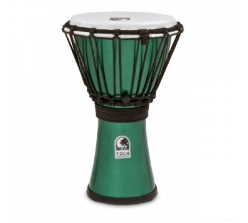 TOCA TFCDJ-7MG Freestyle Colorsound Djembe X-Small Metallic Green джембе, синтетика, 7