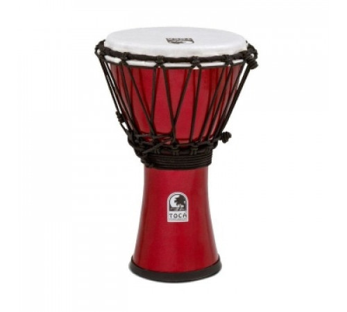 TOCA TFCDJ-7PR Freestyle Colorsound Djembe X-Small Pastel Red джембе, синтетика, 7