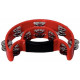 GEWA Jingle wreath Half moon 20 jingles Red тамбурин полукруглый красный, пластик, 20 пар бубенцов