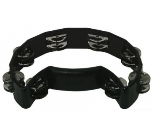 GEWA Jingle wreath Half moon Black тамбурин полукруглый черный, пластик, 16 пар бубенцов
