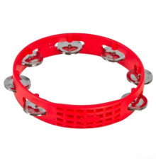 LP LPA181 Aspire 8” Plastic Tambourine Red тамбурин пластиковый красный, 7 джинглов