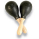 LP M283 Matador Maracas маракасы черные пластиковые, деревянная ручка