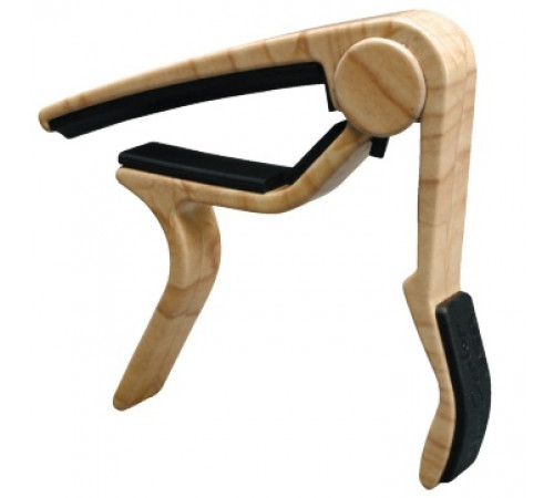DUNLOP 83 CM Acoustic Trigger Curved Maple каподастр для вестерн-гитары, изогнутый, клен