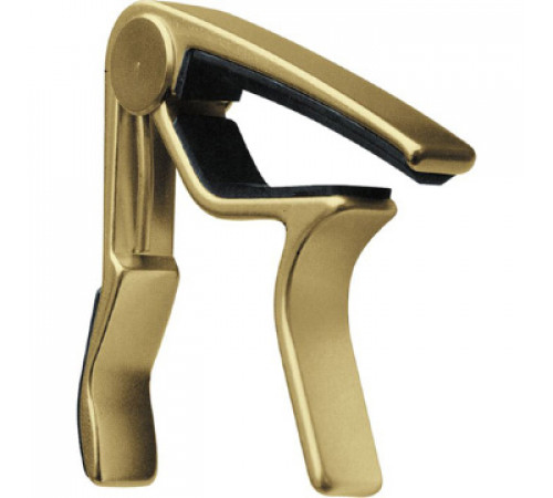 DUNLOP 84 FG Acoustic Trigger Flat Gold каподастр для вестерн-гитары, плоский, золото