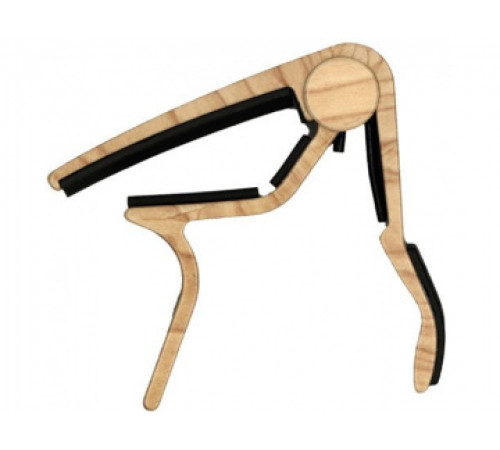 DUNLOP 84 FM Acoustic Trigger Flat Maple каподастр для вестерн-гитары, плоский, клен