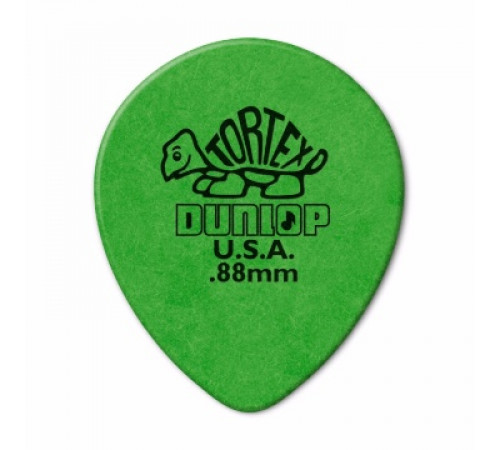 DUNLOP 413R.88 Tortex Tear Drop набор медиаторов .88 мм 72 шт