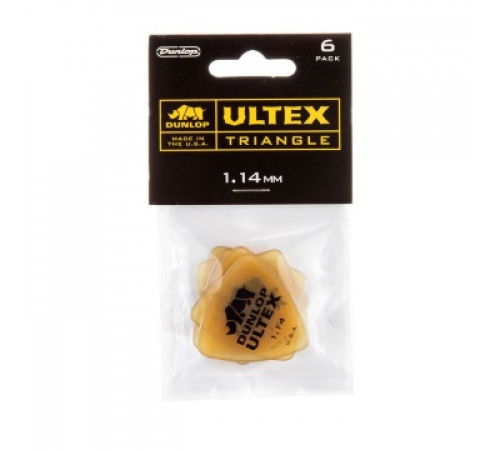 DUNLOP 426P1.14 Ultex Triangle набор медиаторов 1.14 мм, 6 шт